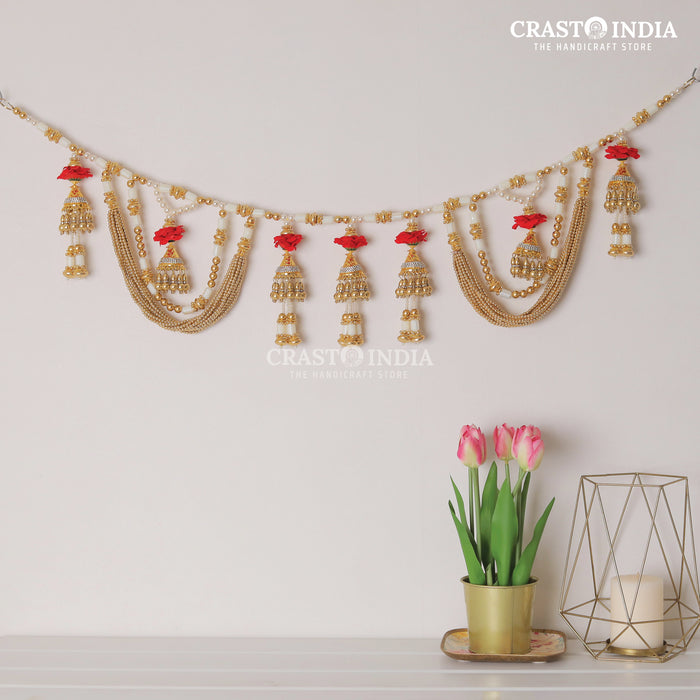 CRASTO INDIA HANDCRAFTED FESTIVE TORAN #0149 (1 PC)