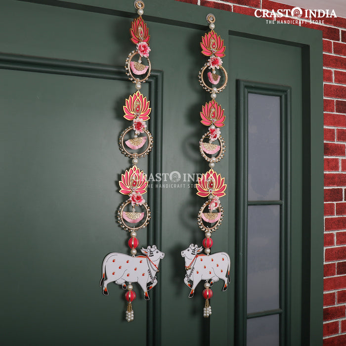 CRASTO INDIA HANDCRAFTED FESTIVE SIDE-HANGINGS #21 (PAIR)
