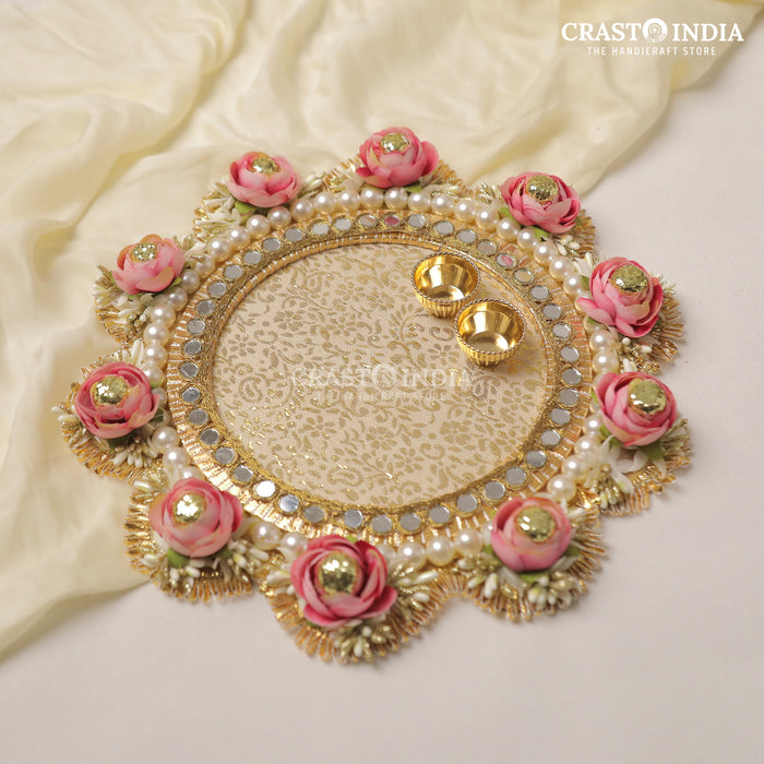CRASTO INDIA HANDCRAFTED FESTIVE POOJA THALI #36