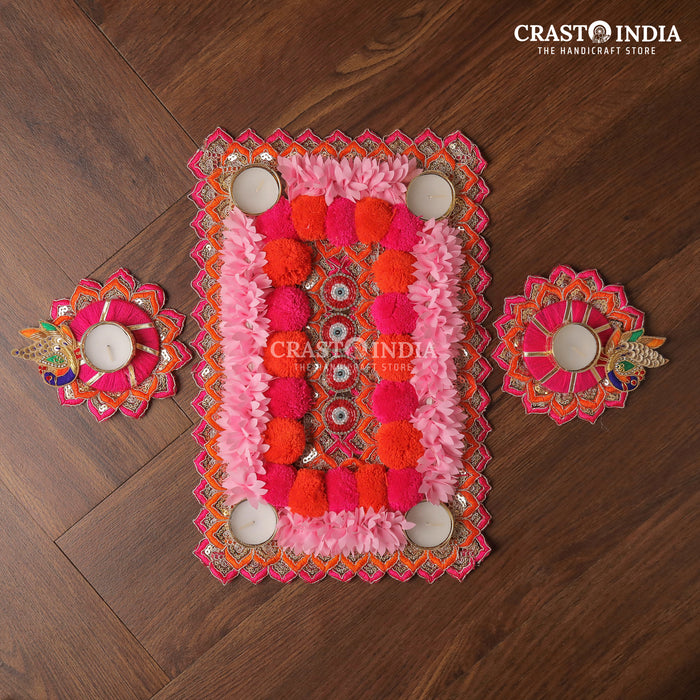 CRASTO INDIA HANDCRAFTED FESTIVE RANGOLI #82