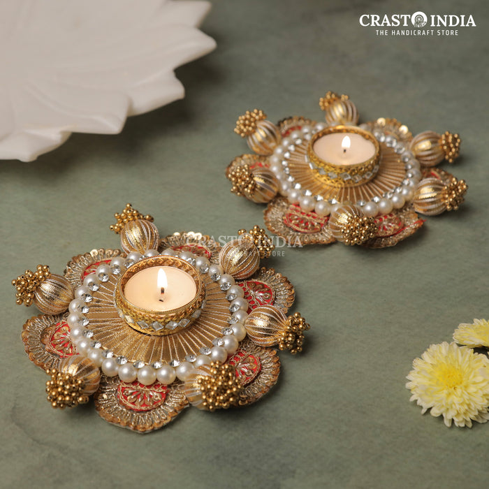 CRASTO INDIA HANDCRAFTED FESTIVE DIYA #88 (PAIR)