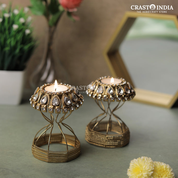 CRASTO INDIA HANDCRAFTED FESTIVE DIYA #96 (PAIR)