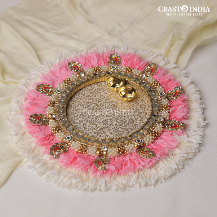 CRASTO INDIA HANDCRAFTED FESTIVE POOJA THALI #34