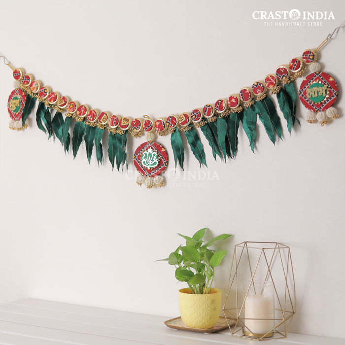 CRASTO INDIA HANDCRAFTED FESTIVE TORAN #0137 (1 PC)