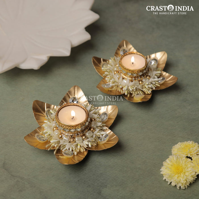 CRASTO INDIA HANDCRAFTED FESTIVE DIYA #91 (PAIR)