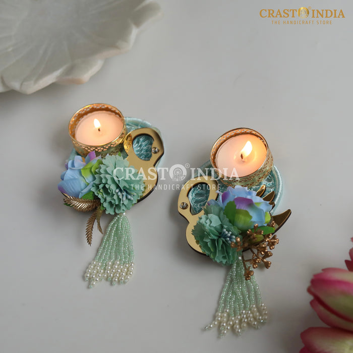 CRASTO INDIA HANDCRAFTED FESTIVE DIYA #115 (PAIR)
