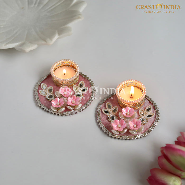 CRASTO INDIA HANDCRAFTED FESTIVE DIYA #122 (PAIR)