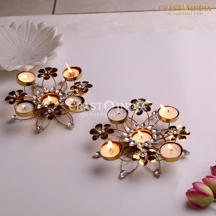 CRASTO INDIA HANDCRAFTED FESTIVE DIYA #124 (1 PAIR)