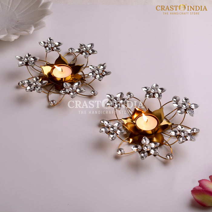CRASTO INDIA HANDCRAFTED FESTIVE DIYA #123 (1 PAIR)