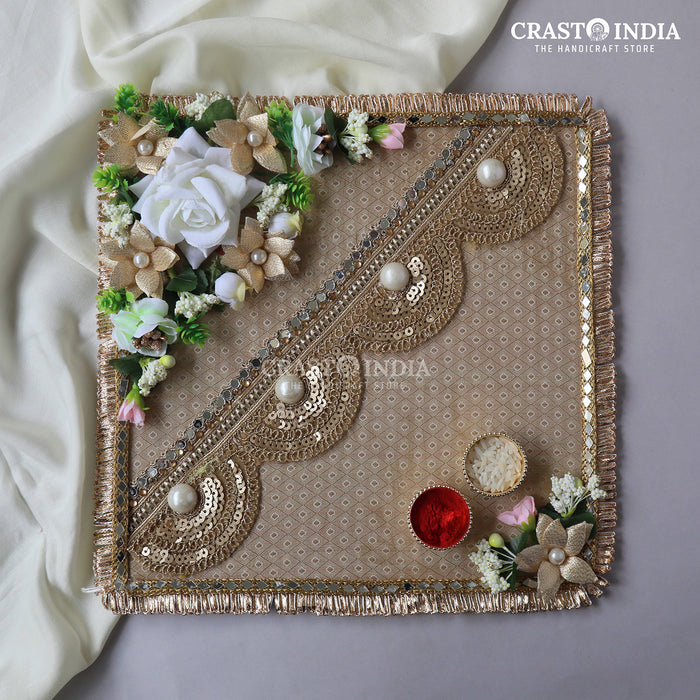 CRASTO INDIA HANDCRAFTED FESTIVE POOJA THALI #4