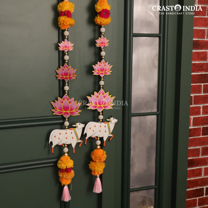 CRASTO INDIA HANDCRAFTED FESTIVE SIDE-HANGINGS #2 (PAIR)