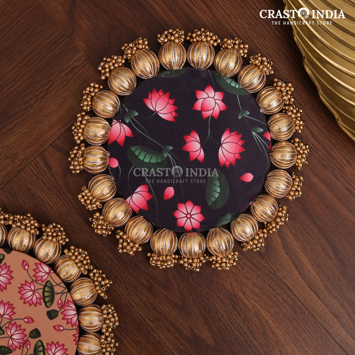 CRASTO INDIA HANDCRAFTED FESTIVE RANGOLI #37 - REVERSIBLE (PAIR)