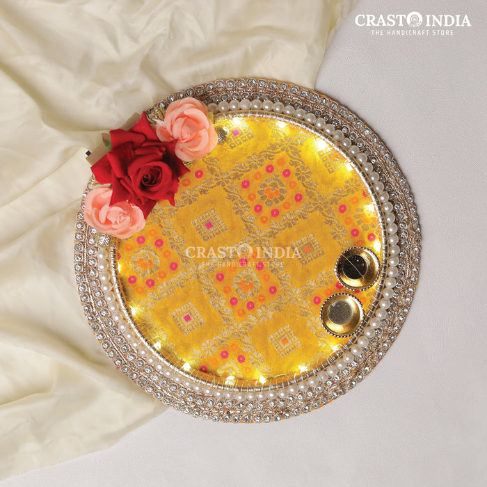 CRASTO INDIA HANDCRAFTED FESTIVE POOJA THALI #35