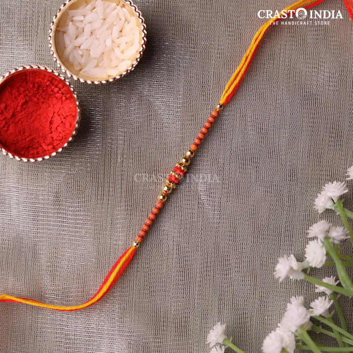 CRASTO INDIA HANDCRAFTED FESTIVE RAKHI # 11 (Pack of 5 Pcs)