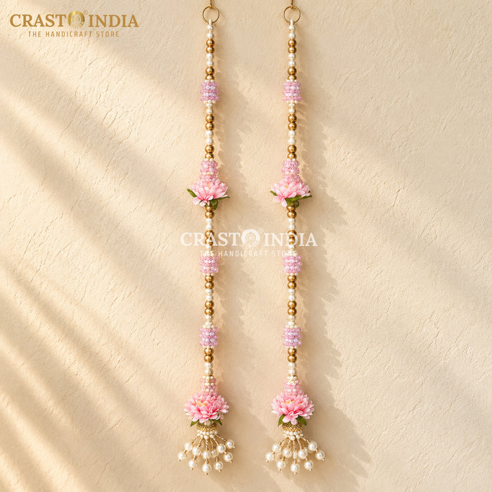 CRASTO INDIA HANDCRAFTED FESTIVE SIDE-HANGINGS #123 (PAIR)
