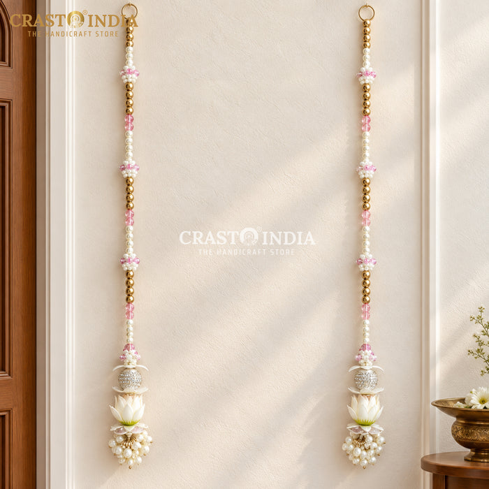 CRASTO INDIA HANDCRAFTED FESTIVE SIDE-HANGINGS #124 (PAIR)