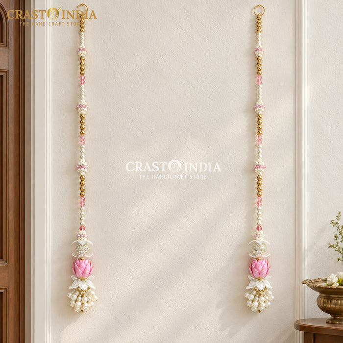 CRASTO INDIA HANDCRAFTED FESTIVE SIDE-HANGINGS #124 (PAIR)