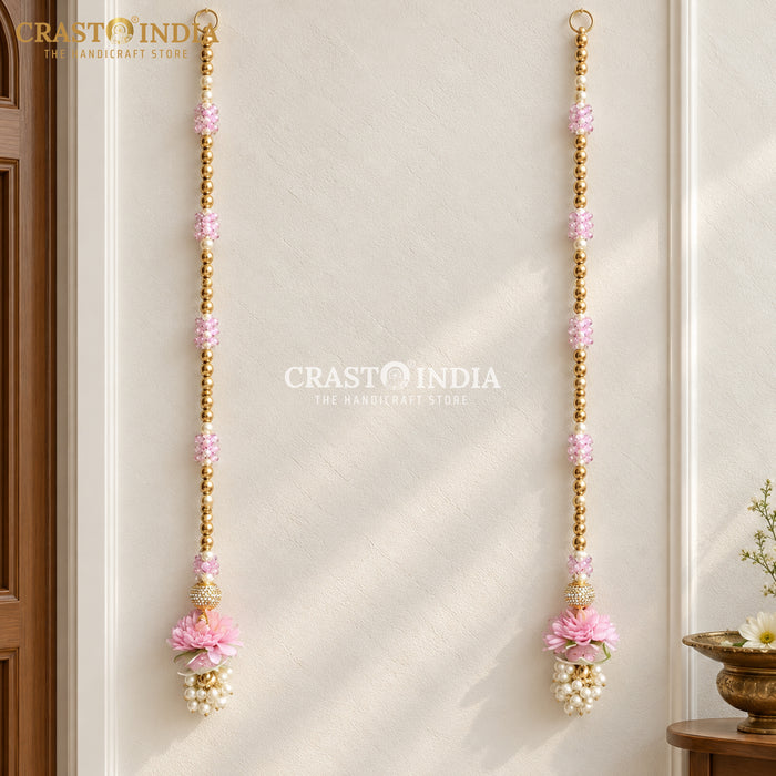 CRASTO INDIA HANDCRAFTED FESTIVE SIDE-HANGINGS #125 (PAIR)