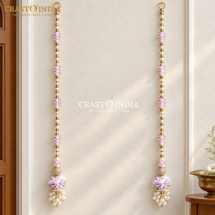 CRASTO INDIA HANDCRAFTED FESTIVE SIDE-HANGINGS #125 (PAIR)