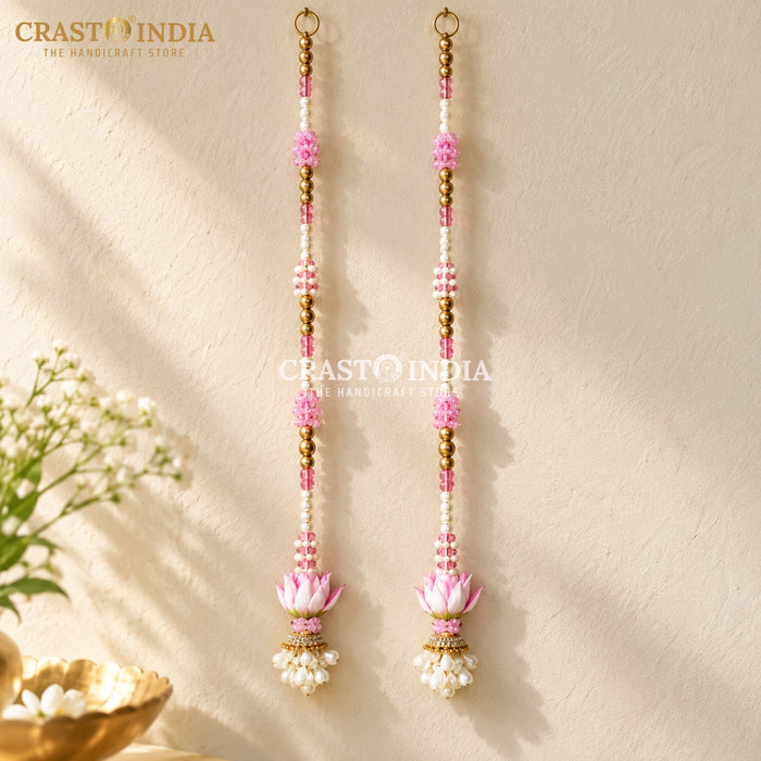 CRASTO INDIA HANDCRAFTED FESTIVE SIDE-HANGINGS #126 (PAIR)
