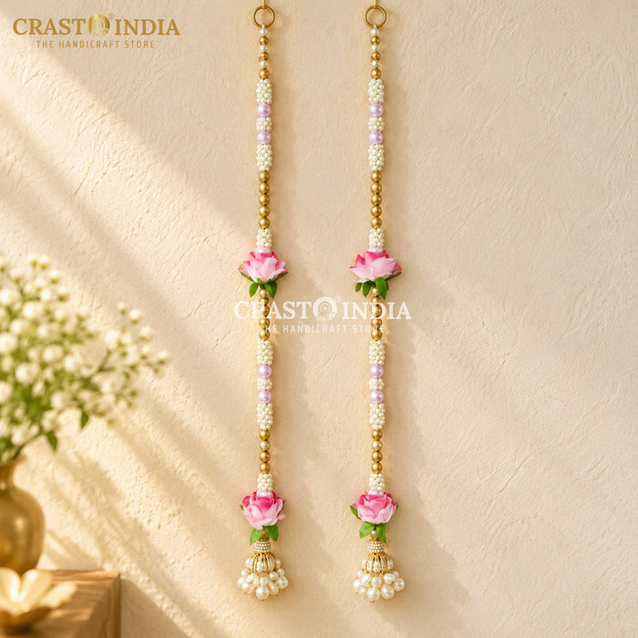 CRASTO INDIA HANDCRAFTED FESTIVE SIDE-HANGINGS #127 (PAIR)