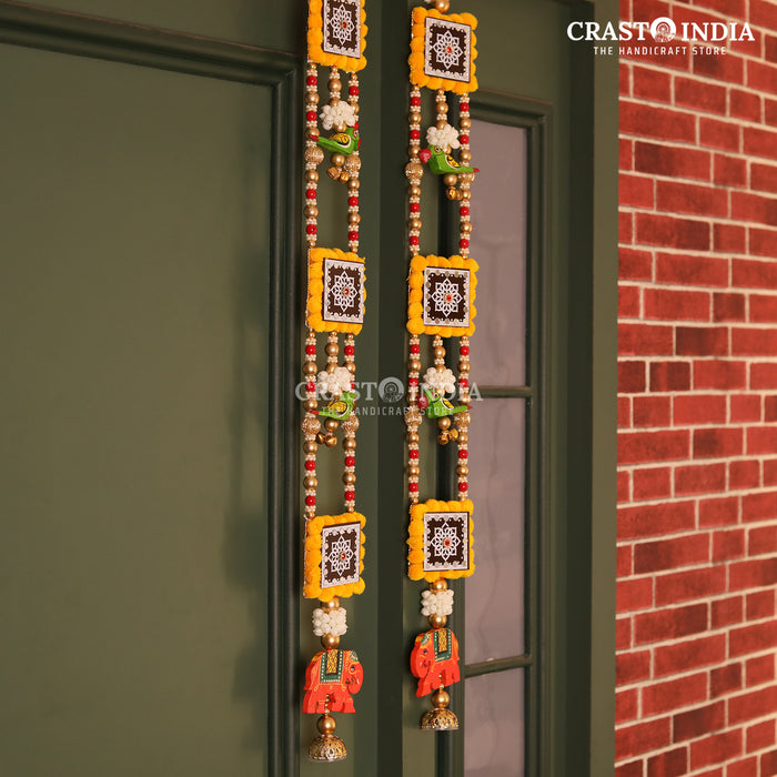 Crasto India Handcrafted Door Hangings #60 (1 Pair)