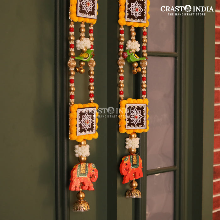 Crasto India Handcrafted Door Hangings #60 (1 Pair)