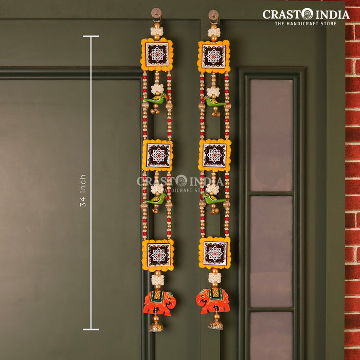Crasto India Handcrafted Door Hangings #60 (1 Pair)