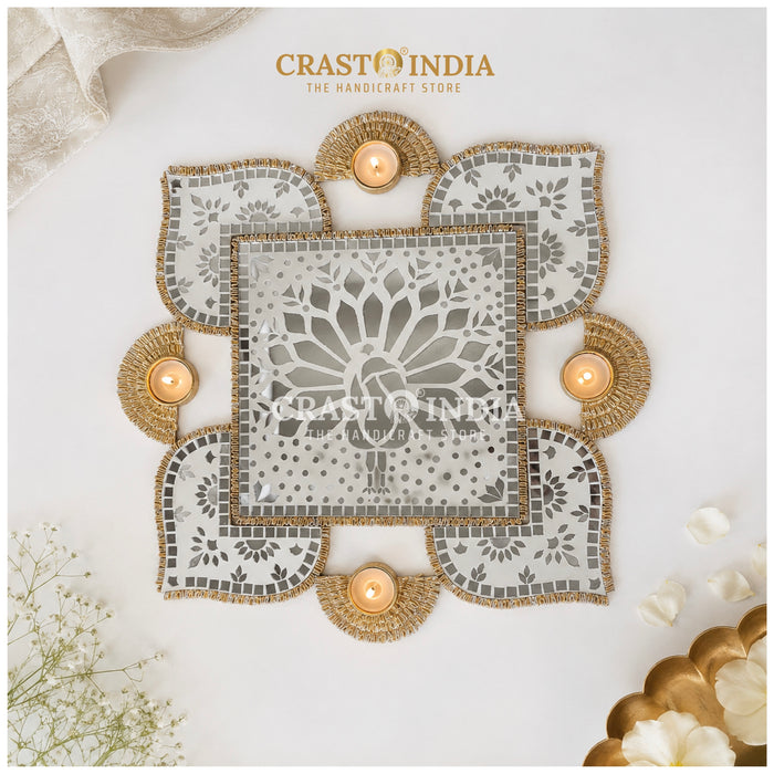 CRASTO INDIA HANDCRAFTED FESTIVE LIPPAN RANGOLI #133