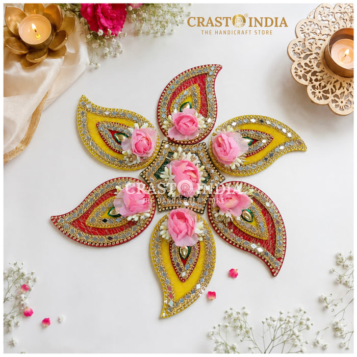 CRASTO INDIA HANDCRAFTED FESTIVE RANGOLI #137