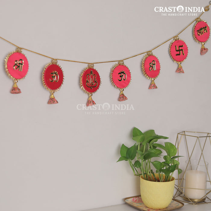 CRASTO INDIA HANDCRAFTED FESTIVE TORAN #0138 (1 PC)