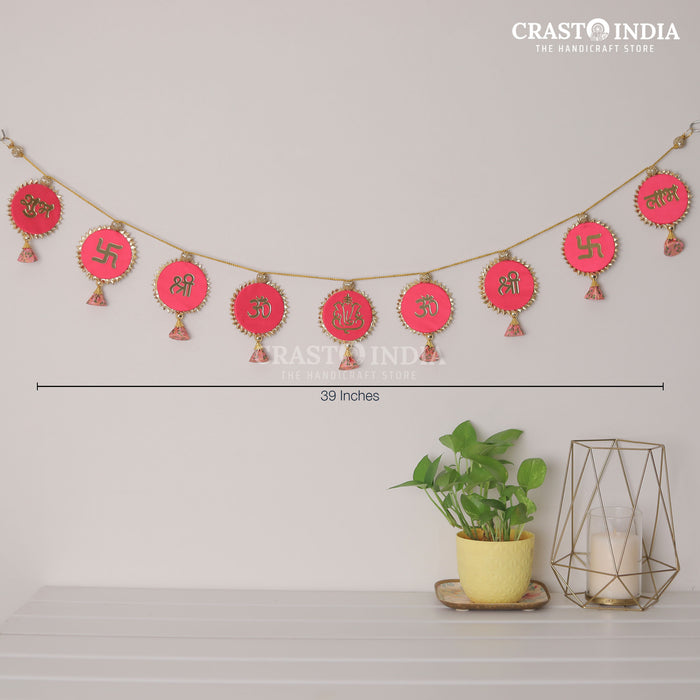 CRASTO INDIA HANDCRAFTED FESTIVE TORAN #0138 (1 PC)