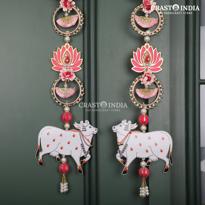 CRASTO INDIA HANDCRAFTED FESTIVE SIDE-HANGINGS #21 (PAIR)