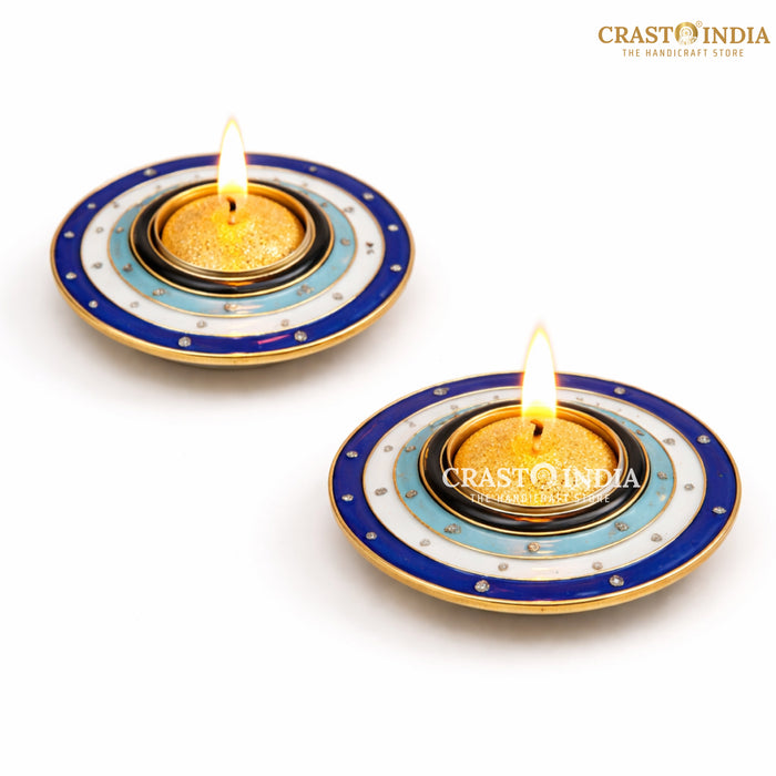 CRASTO INDIA HANDCRAFTED FESTIVE DIYA #157 (PAIR)