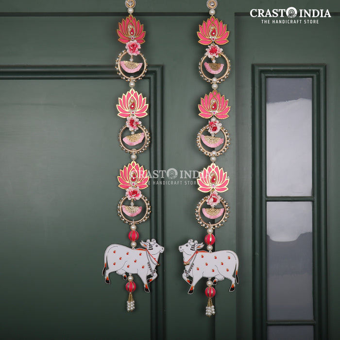 CRASTO INDIA HANDCRAFTED FESTIVE SIDE-HANGINGS #21 (PAIR)