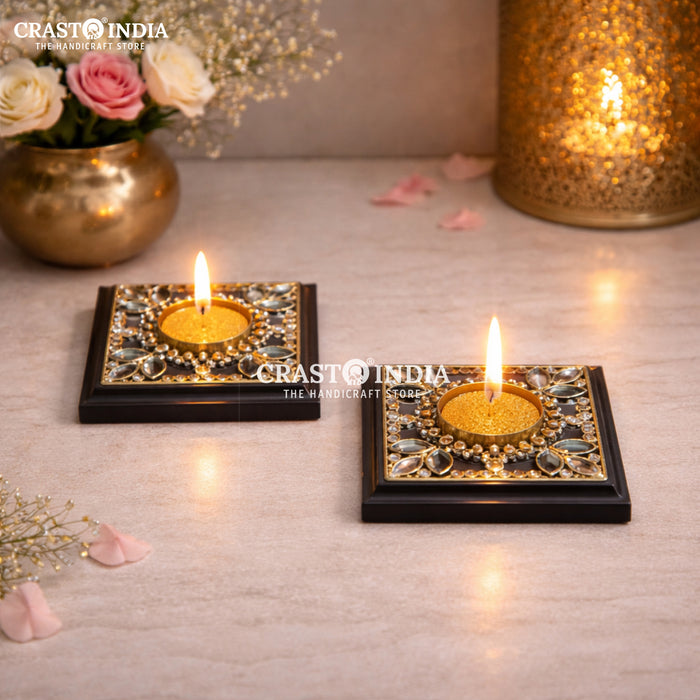 CRASTO INDIA HANDCRAFTED FESTIVE DIYA #161 (PAIR)