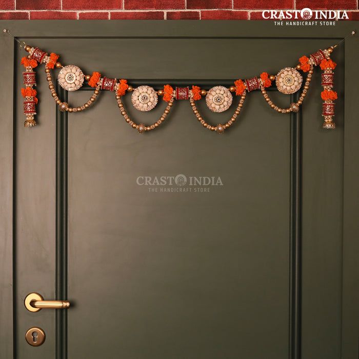 CRASTO INDIA HANDCRAFTED FESTIVE TORAN #0167 (1 PC)
