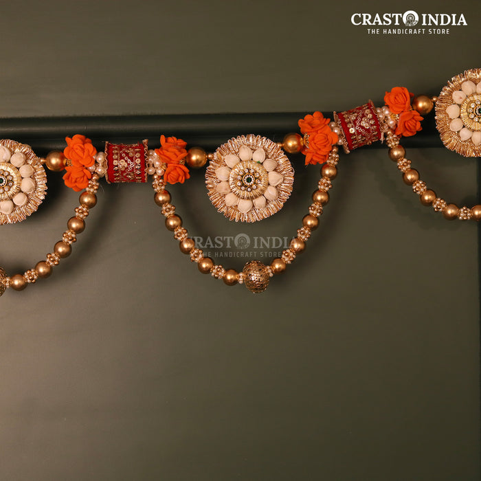 CRASTO INDIA HANDCRAFTED FESTIVE TORAN #0167 (1 PC)