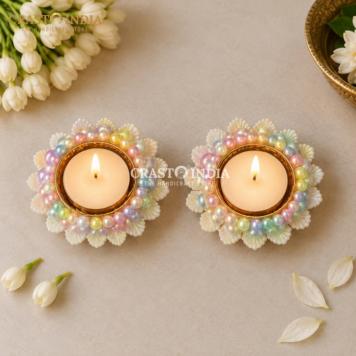 CRASTO INDIA HANDCRAFTED FESTIVE DIYA #171 (PAIR)