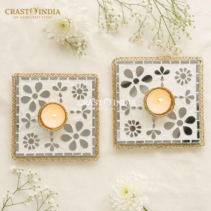 CRASTO INDIA HANDCRAFTED FESTIVE DIYA #172 (PAIR)