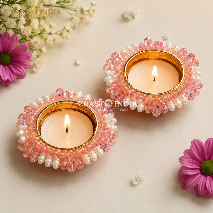 CRASTO INDIA HANDCRAFTED FESTIVE DIYA #174 (PAIR)