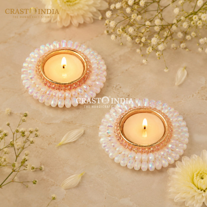 CRASTO INDIA HANDCRAFTED FESTIVE DIYA #176 (PAIR)