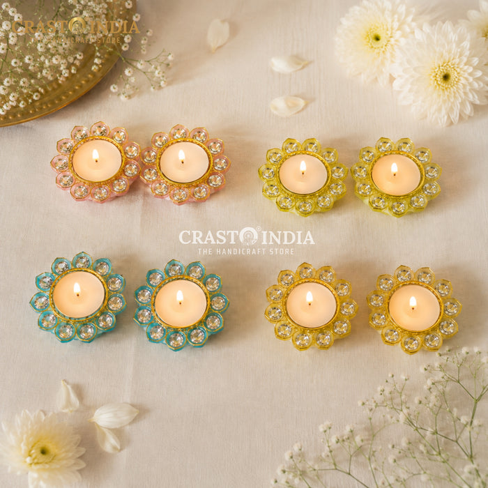 CRASTO INDIA HANDCRAFTED FESTIVE DIYA #178 (PAIR)