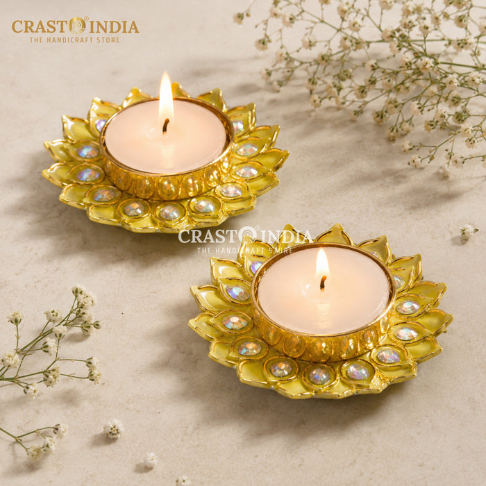 CRASTO INDIA HANDCRAFTED FESTIVE DIYA #180 (PAIR)