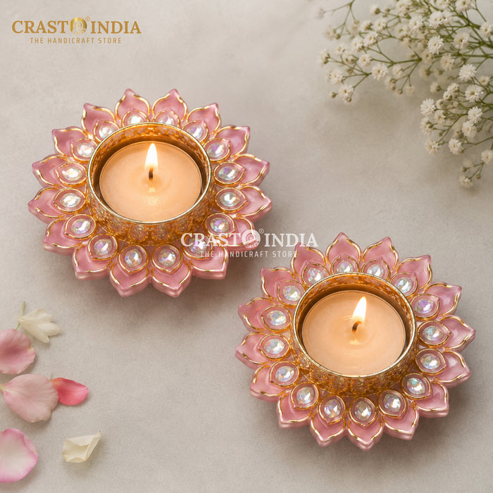 CRASTO INDIA HANDCRAFTED FESTIVE DIYA #180 (PAIR)