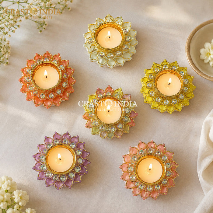 CRASTO INDIA HANDCRAFTED FESTIVE DIYA #180 (PAIR)