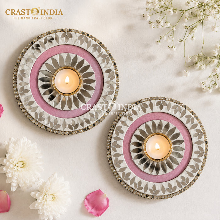 CRASTO INDIA HANDCRAFTED FESTIVE DIYA #181 (PAIR)