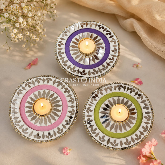 CRASTO INDIA HANDCRAFTED FESTIVE DIYA #181 (PAIR)
