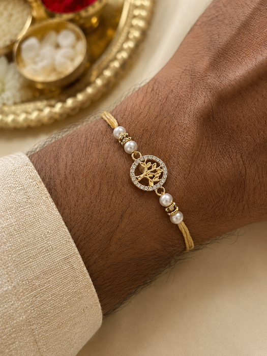 CRASTO INDIA HANDCRAFTED FESTIVE INFINTY EVIL EYE RAKHI # 23
