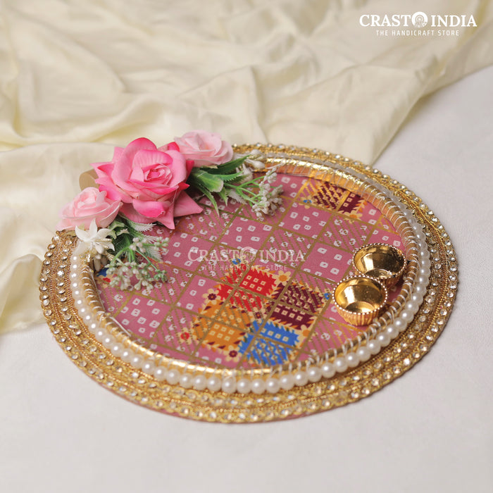 CRASTO INDIA HANDCRAFTED FESTIVE POOJA THALI #35